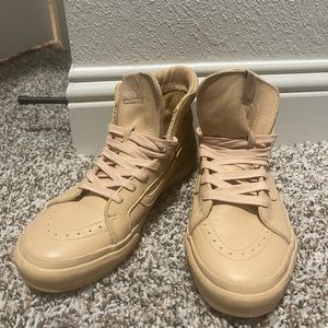 Vans Pink/Nude Hightop Sneakers